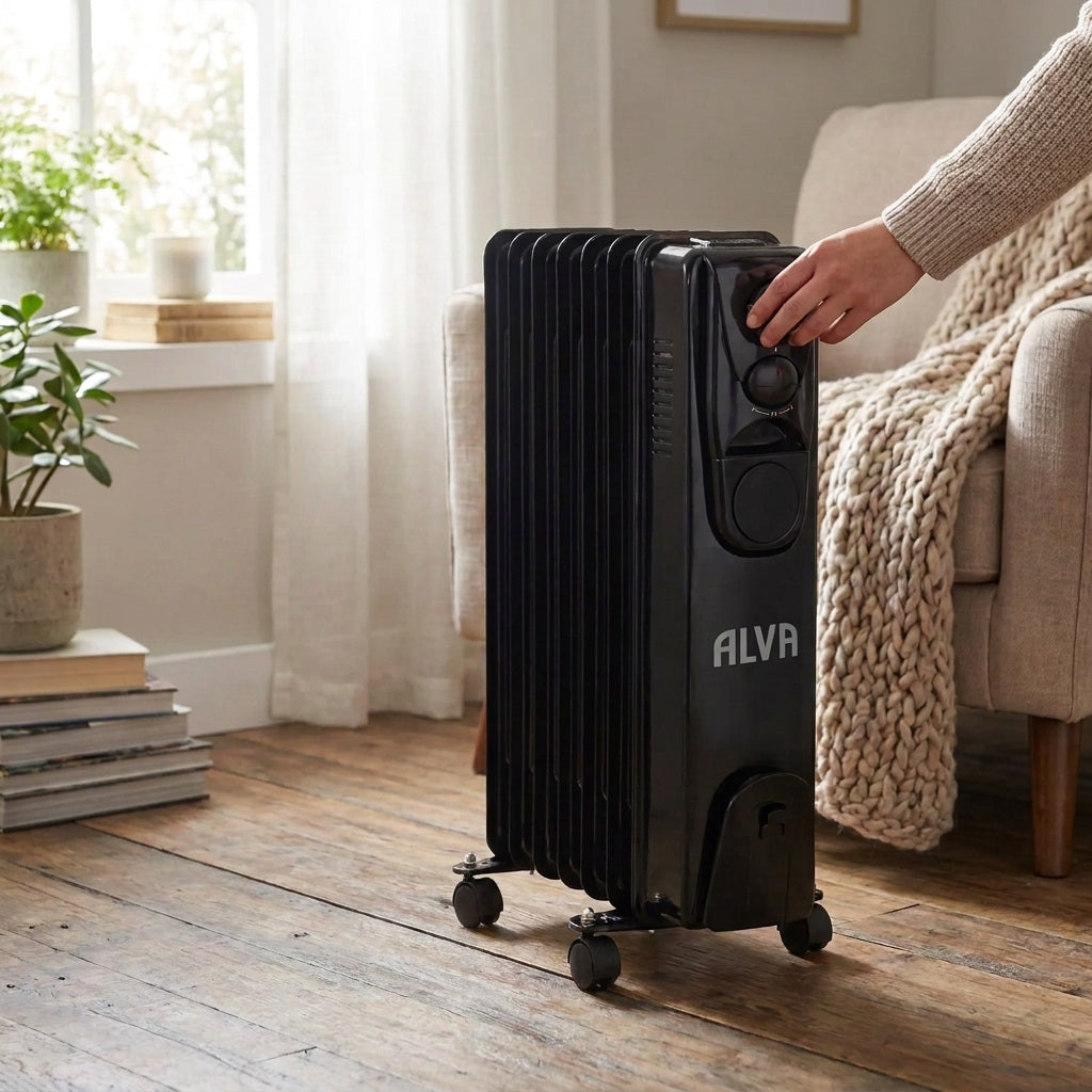 ALVA 7 Fin 1500W Oil Heater