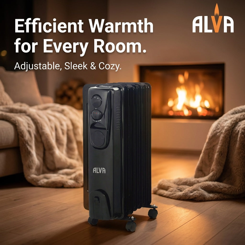 ALVA 9 Fin 2000W Oil Heater