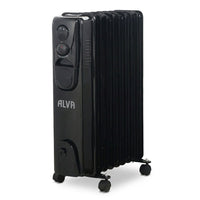 ALVA AOH201-9 Oil Heater 2000W - 9 Fin, 3 Heat Settings, Thermostat