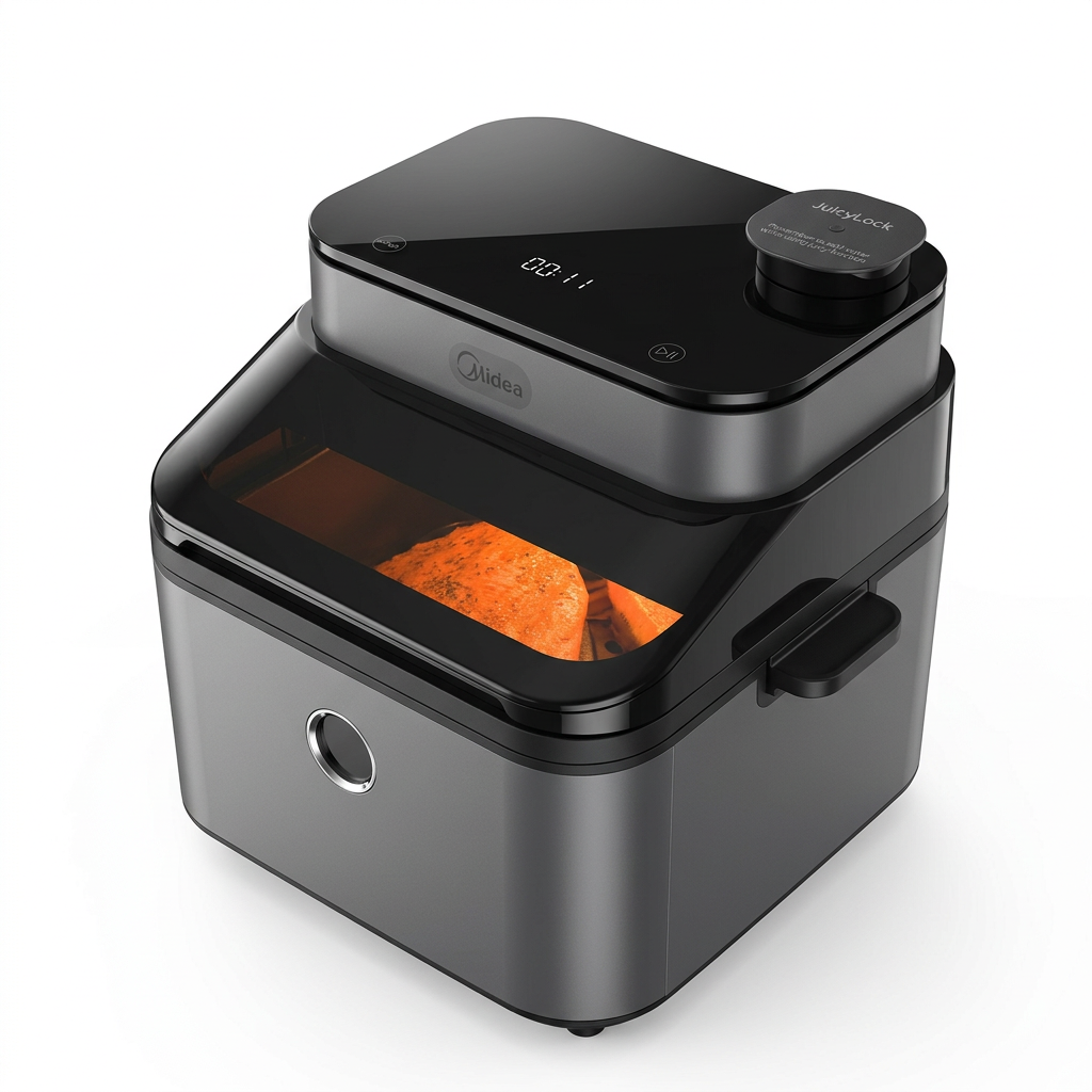 Midea 7L Multiflavour Steam Air Fryer - Digital, 8 Functions (Pre-Owned) – view 2