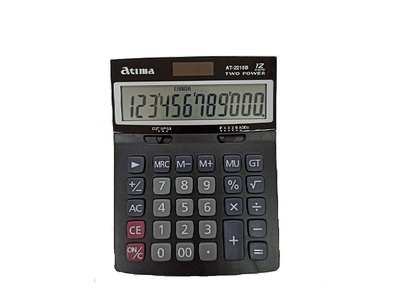 ATIMA Desktop Calculator 12 Dig At-2215B