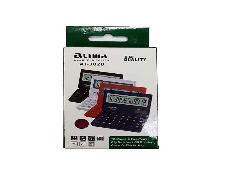 ATIMA Desktop Calculator 12 Dig At-302B