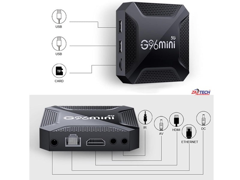ANDROID Tv Box 8K Ultra Model-G96Pro 1+8