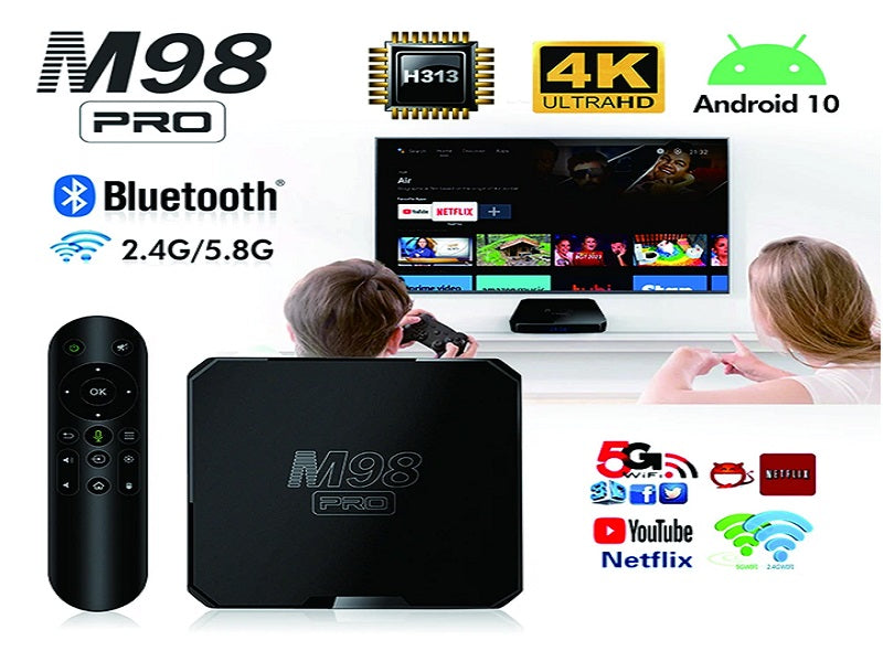 ANDROID Tv Box 4K Ultra Model-M98Pro