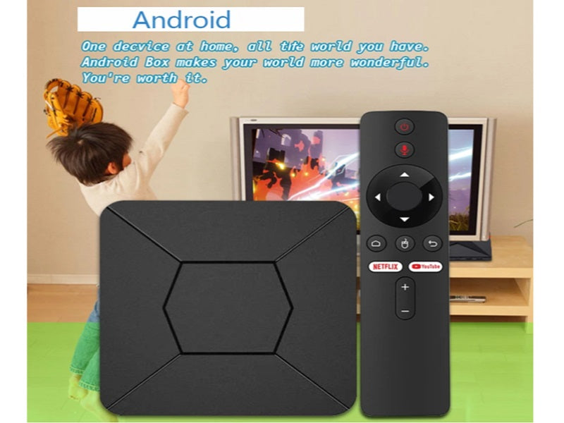 ANDROID Tv Box 4K-2Gb-8Gb Model No Q5