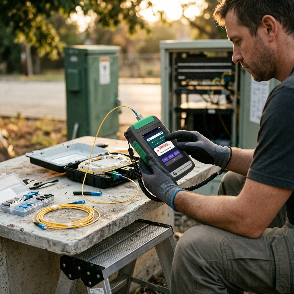COMPTYCO AUA-180U OTDR Fiber Optic Teste