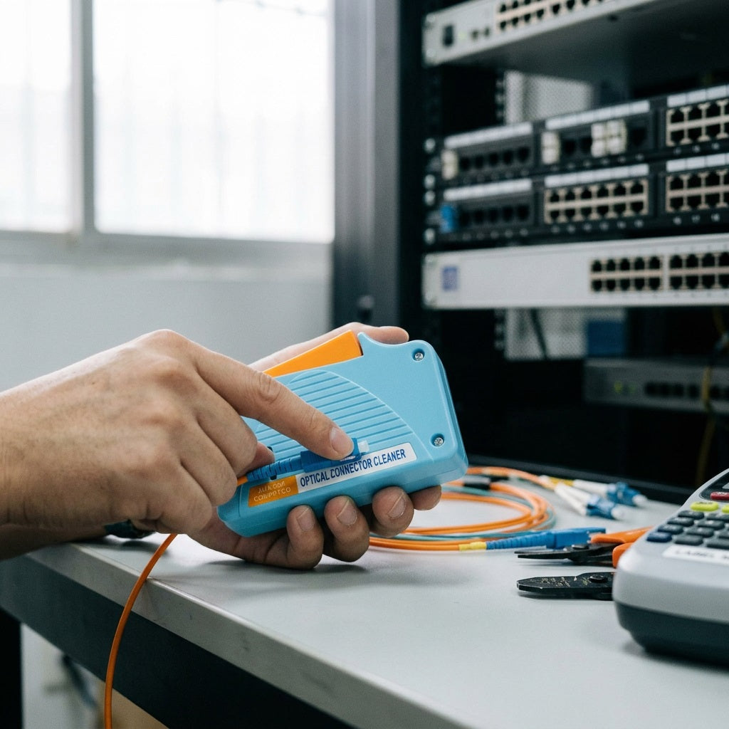 Fiber Optic Cleaning Cassette Fibre
