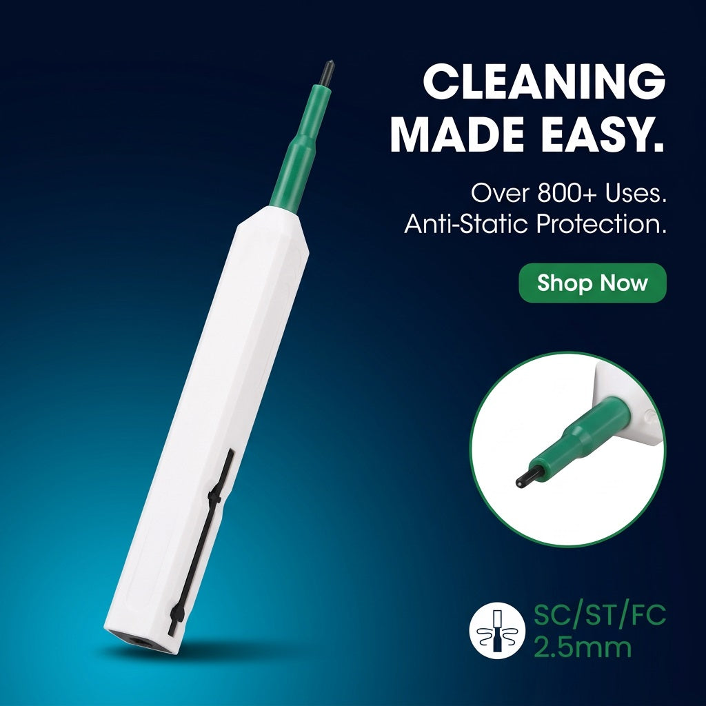 COMPTYCO Green CL1 Fiber Optic Cleaning