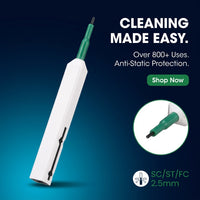 COMPTYCO Green CL1 Fiber Optic Cleaning