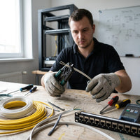 COMPTYCO AUA-J2 Metal Fiber Optic Drop C