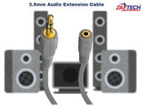 ZATECH Cable Audio Ext 3.5M/F 10 M
