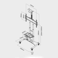 Versatile Light Weight Mobile Cart 55-90
