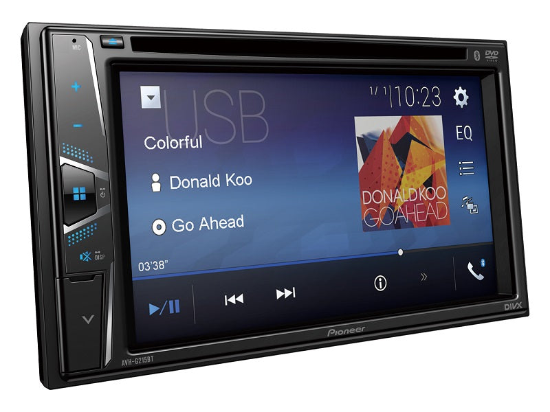 PIONEER 6.2" Bt/Cd/Dvd/2X4