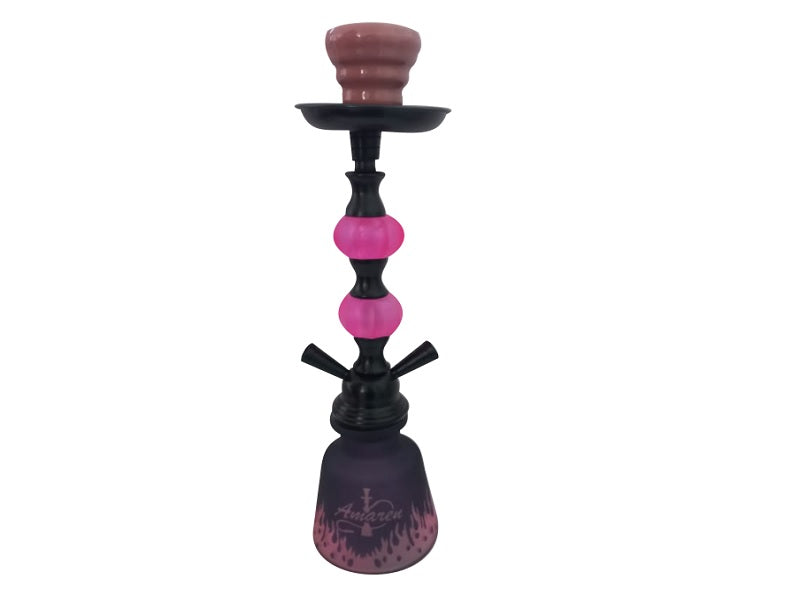 AMAREN Baby 2 Pipe Hookah Pink  - Sm