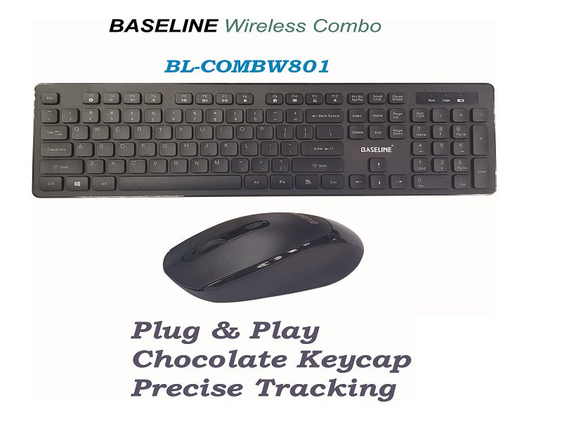 BASELINE Wireless Combo Keyboard & Mouse
