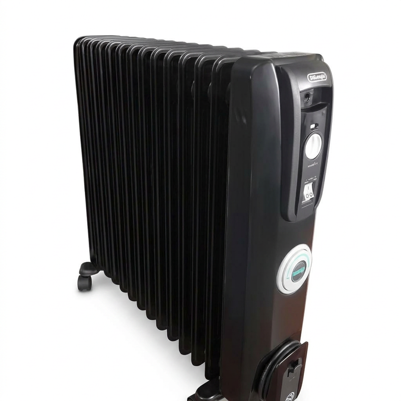 DeLonghi 14 Fin Oil Column Heater KH771430CB - Black (Pre-Owned)