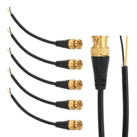 Black BNC Pigtail Cable Connector with Bare Wire Leads for CCTV Cameras & DVR Systems – view 3