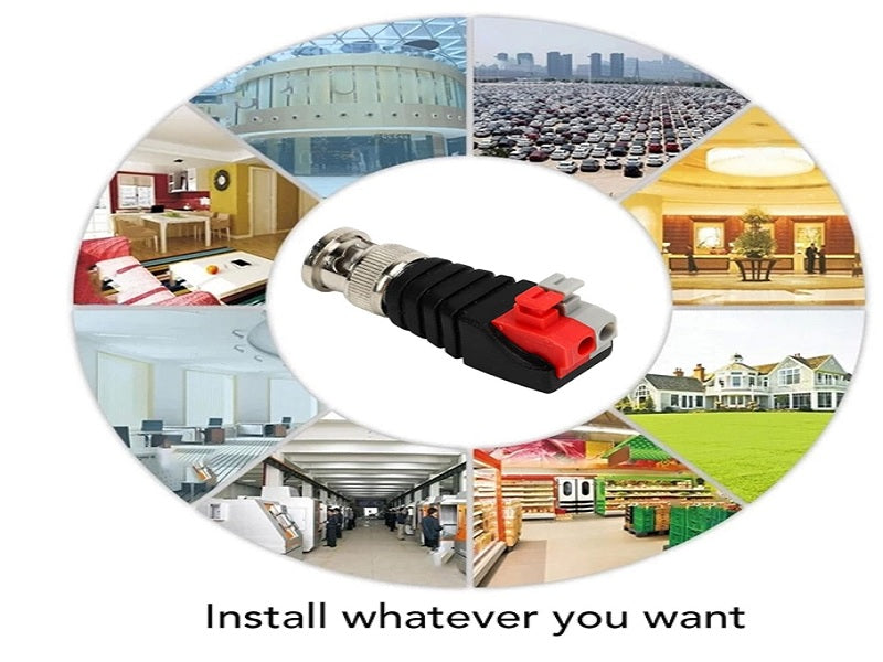 CONNECTOR Bnc Male With Button
