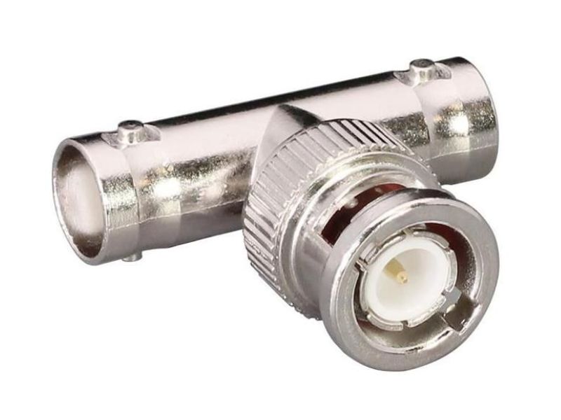 CONNECTOR Bnc Male To 2 X Bnc Female