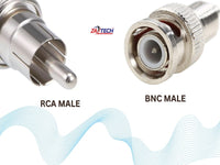 CONNECTOR Bnc/Rca Male