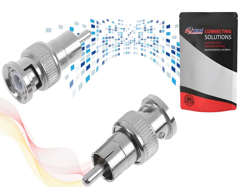 CONNECTOR Bnc/Rca Male