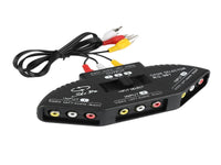 AV Switch 3 Rca Input 1 Rca Output