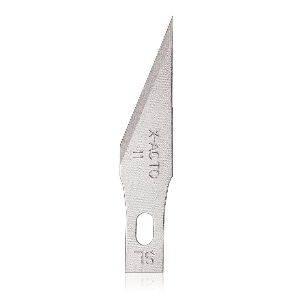 BSD No.11A Precision Cutting Blades 10 Pack - Fine Point Replacement Craft Knife Blades – view 2
