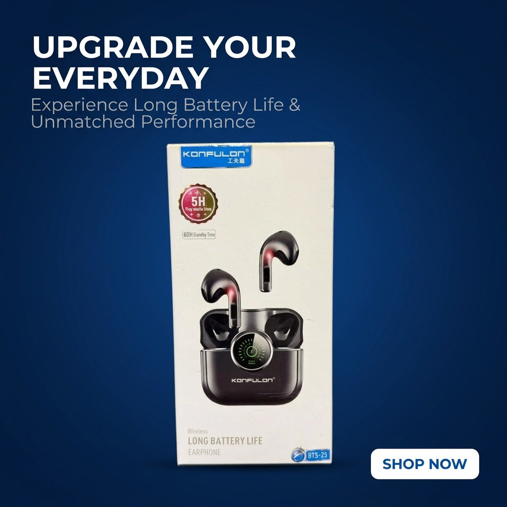 KONFULON Long Battrey Wirelss Earphone – view 4