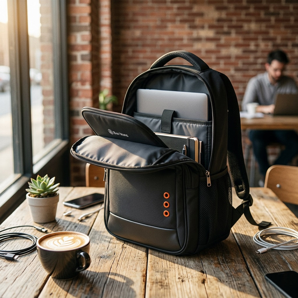 BIAO WANG Laptop Backpack With