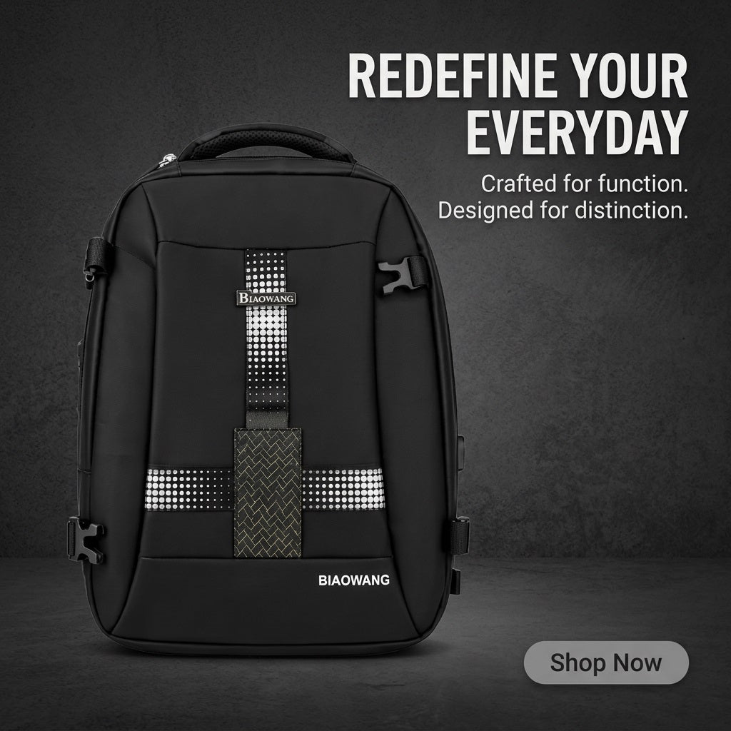 BIAO WANG 5202L Laptop Backpack With