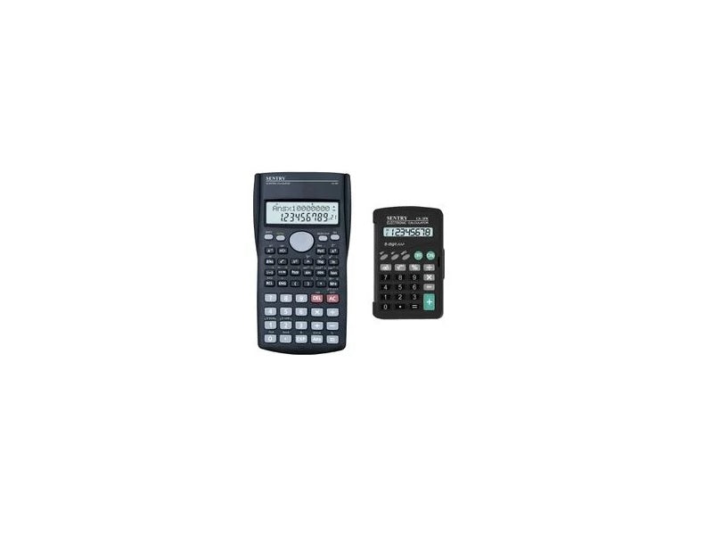 SENTRY 3Pck Calculator Scientific+12D+8D