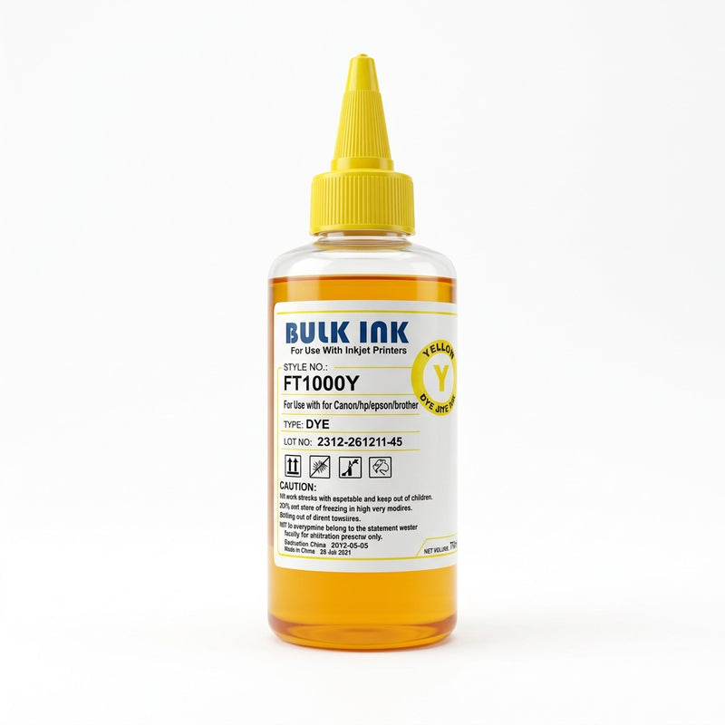 Universal Yellow Ink 100ml – Dye-Based