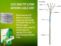 CAT5 305M Ftp 0.37Mm Network Cable Grey