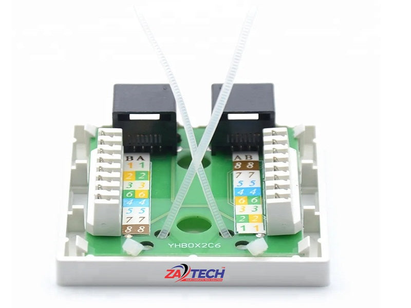 CAT5 Wall Box Dual Utp