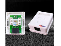 CAT5 Shilded Rj45 Wall Box Single Ftp