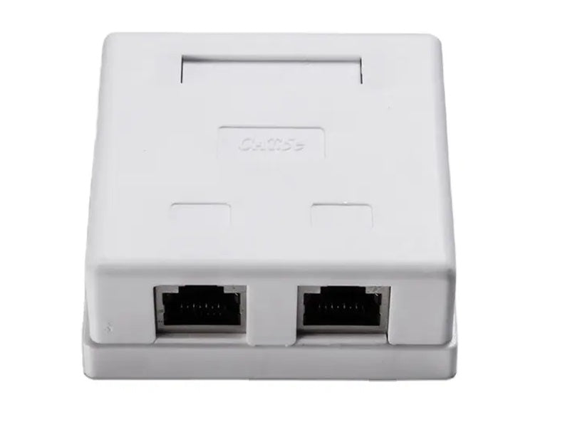 CAT5 Shilded Rj45 Wall Box Dual Ftp