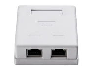 CAT5 Shilded Rj45 Wall Box Dual Ftp
