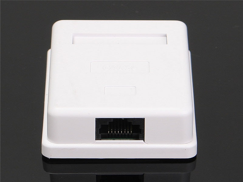 CAT 6 Wall Box -Single Rj45 Utp