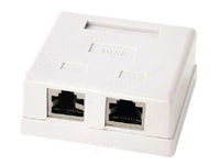 CAT6 Wall Box Dual Rj45