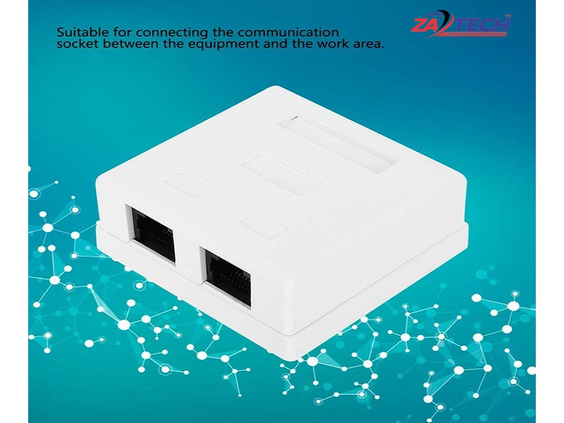 CAT6 Wall Box Dual Rj45