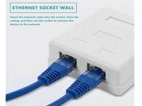 CAT6 Shilded Rj45 Wall Box Dual Ftp