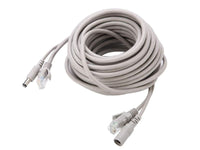 RJ45+DC CCTV Cam Cable 20M