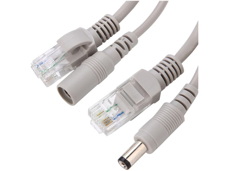RJ45+DC CCTV Cam Cable 20M