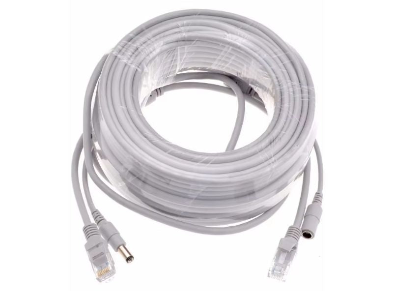 RJ45+DC CCTV Cam Cable 30M