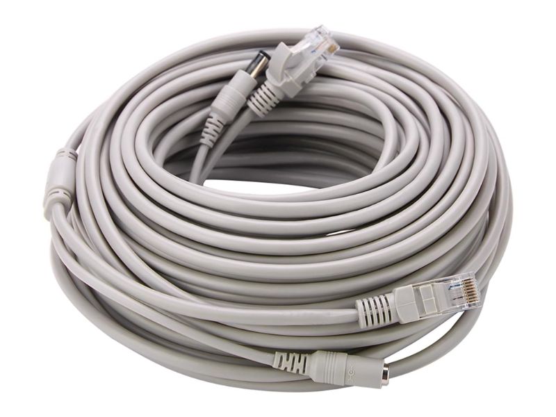 RJ45+DC CCTV Cam Cable 50M