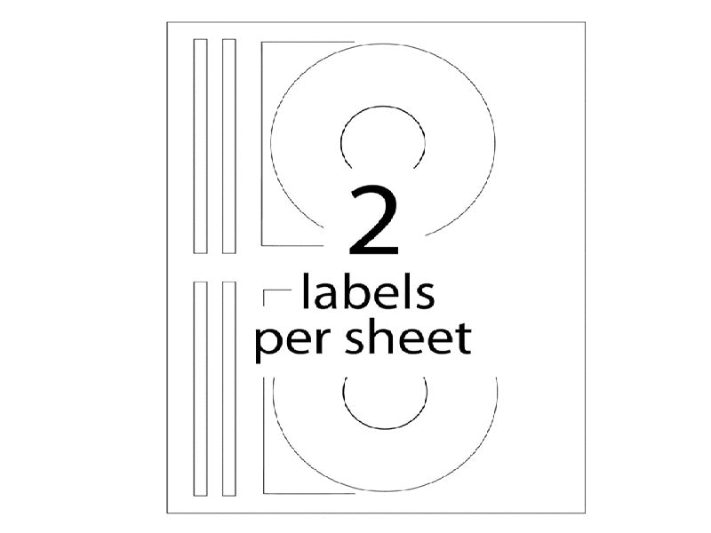 JINLAN Self Adhesive Glossy Disc Paper
