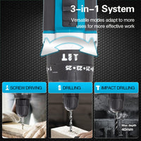 21V Lithium-Ion Cordless Hammer Drill