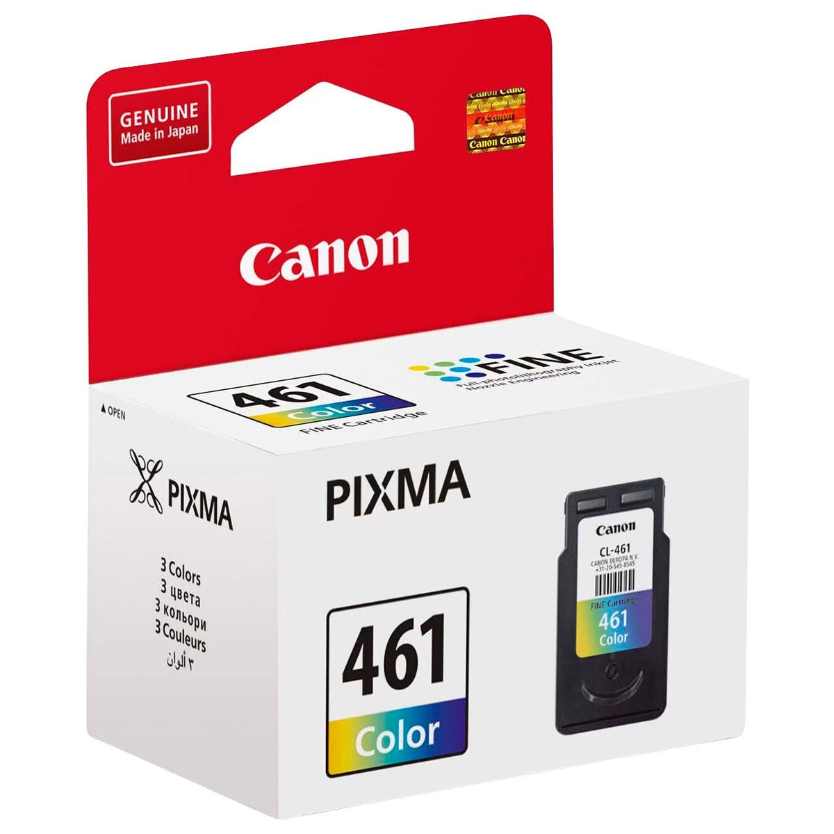 Canon CL-461 Tri-Colour Ink Cartridge - Genuine Canon Inkjet Cartridge – view 2