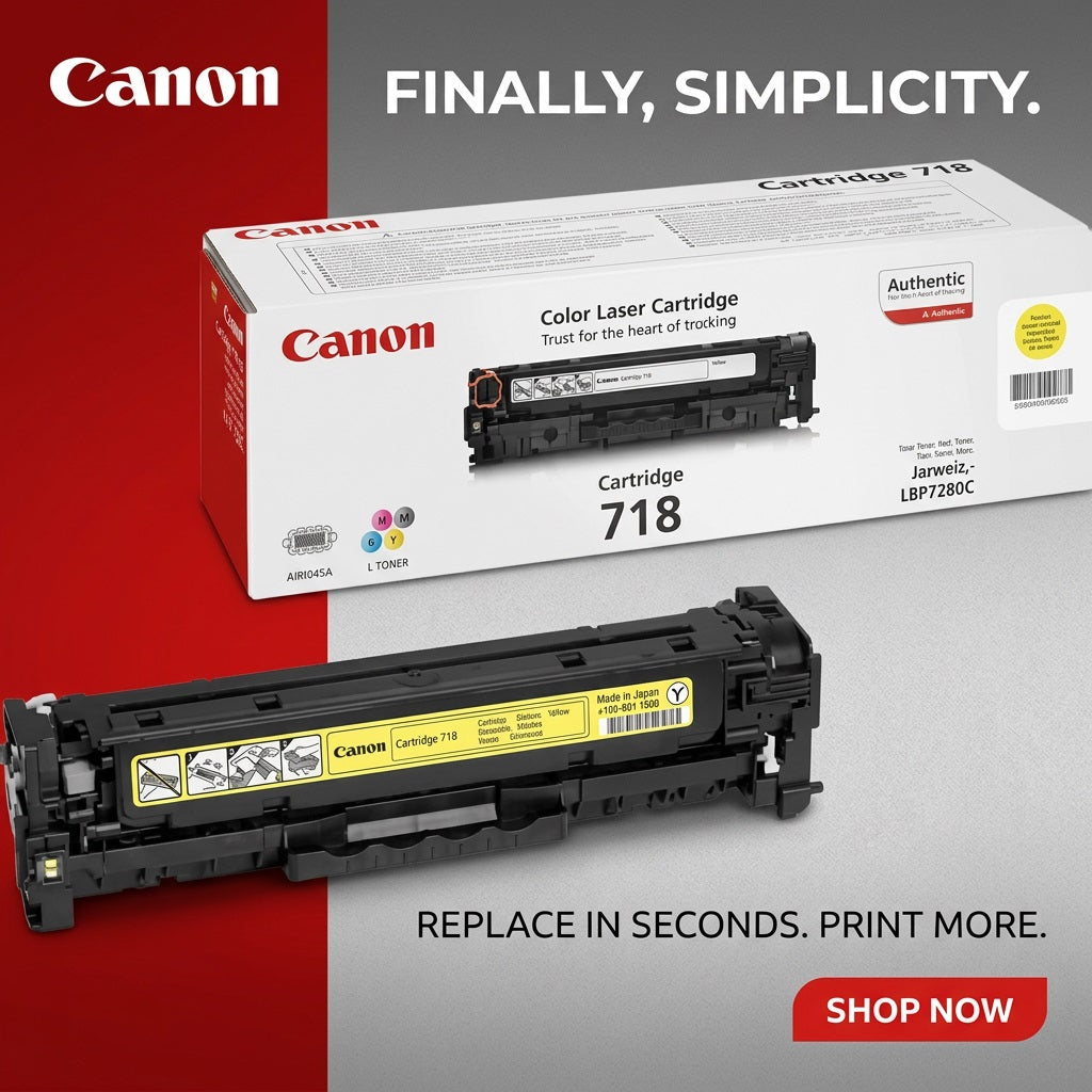 CANON 718 Yellow Toner