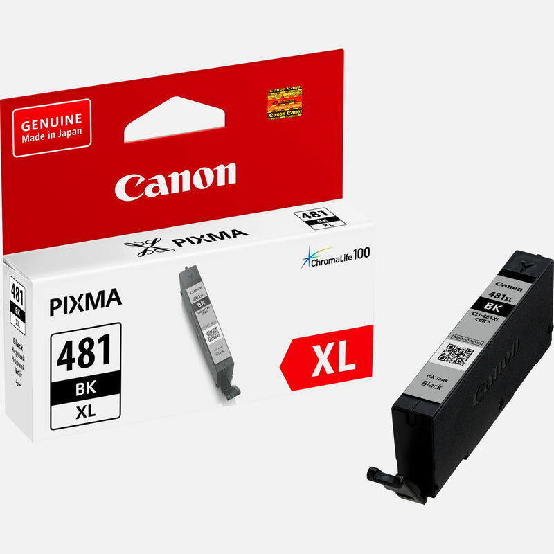 Canon CLI-481XL Black Ink Cartridge 2047C001 - 8.3ml High Yield, ChromaLife100